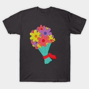 A colorful bouquet of flowers T-Shirt